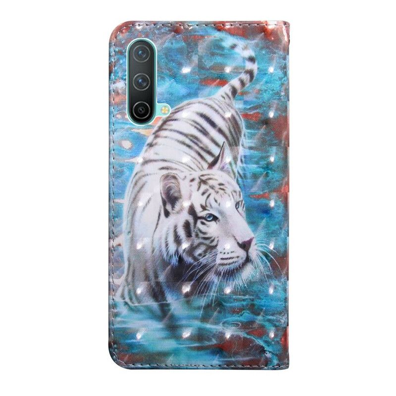 Folio Deksel Oneplus Nord Ce 5g Tiger In The Water