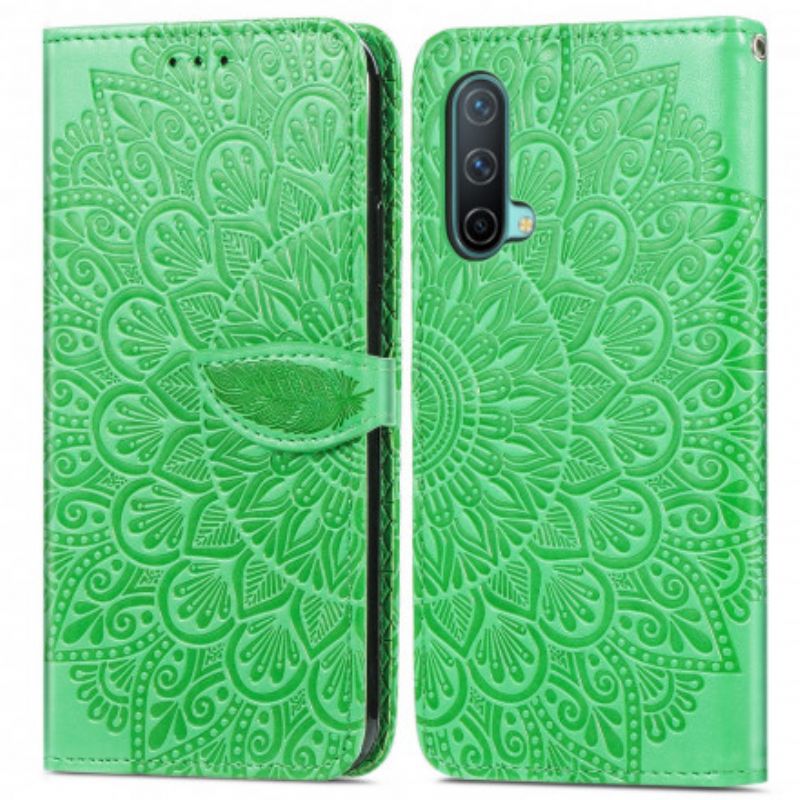 Folio Deksel Oneplus Nord Ce 5g Tribal Leaves