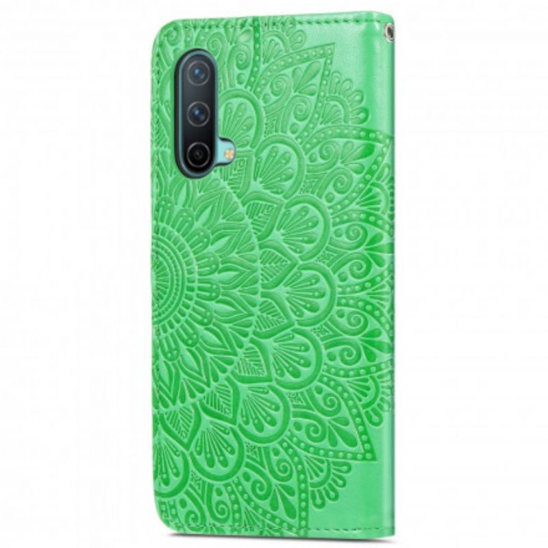 Folio Deksel Oneplus Nord Ce 5g Tribal Leaves