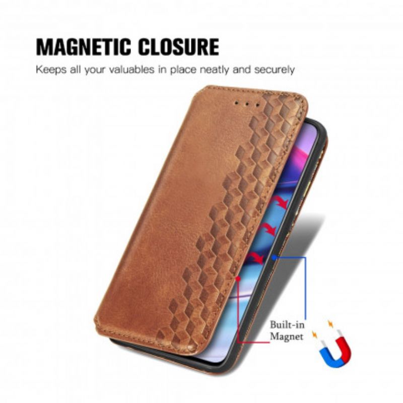 Folio Deksel Til Oneplus Nord Ce 5g Leather Effect Diamond Texture