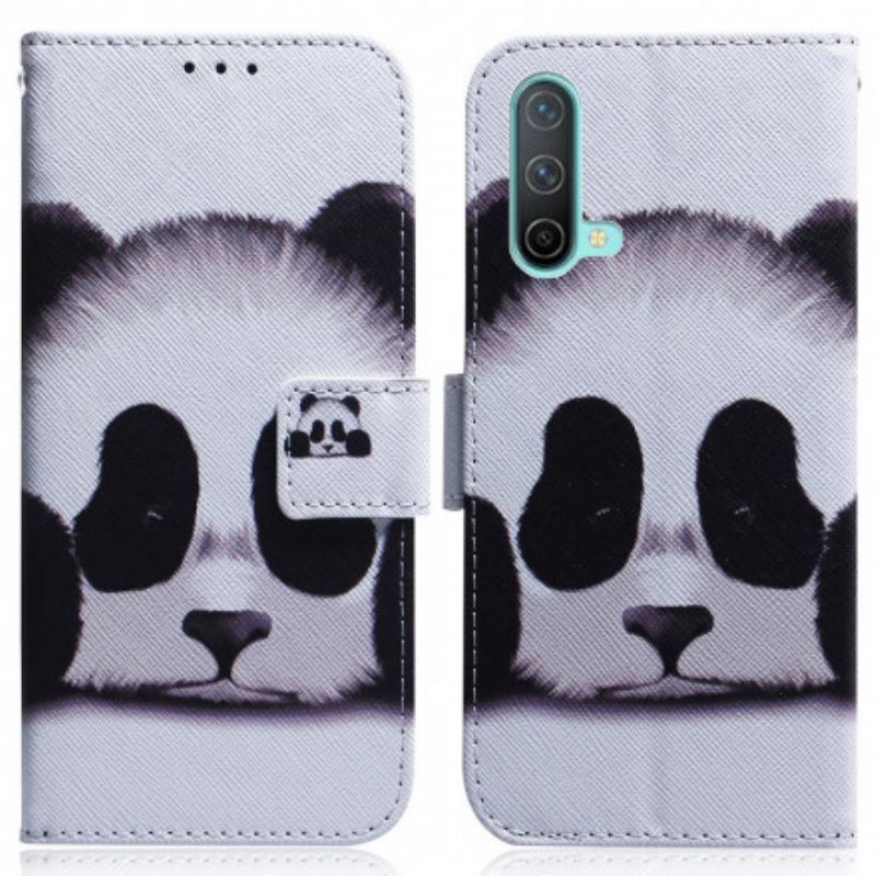 Folio Deksel Til Oneplus Nord Ce 5g Panda Face