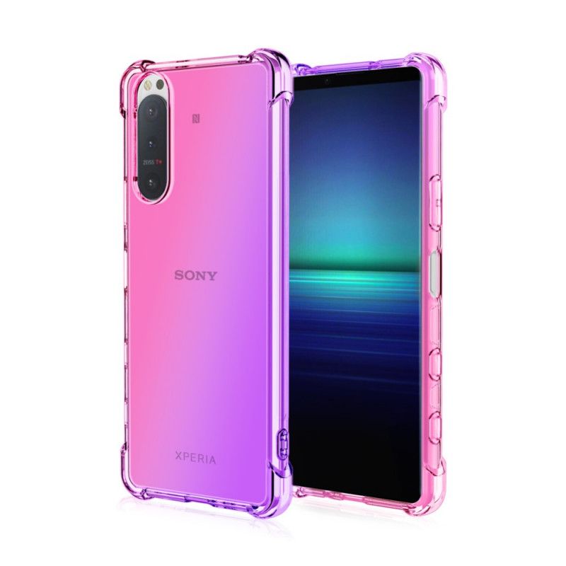 Deksel Sony Xperia 5 II Rosa Gradientfarge