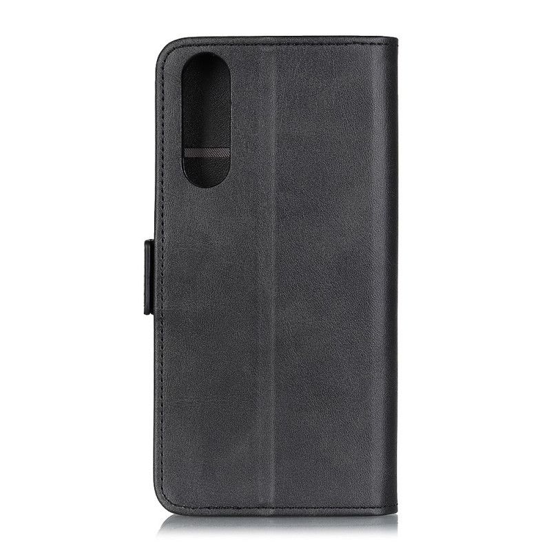 Folio Deksel for Sony Xperia 5 II Svart Dobbel Klaff