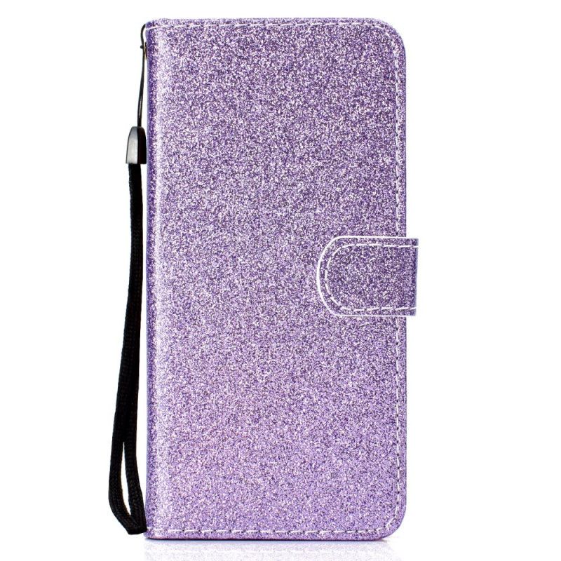 Folio Deksel Huawei P Smart Plus 2019 Magenta Glitter