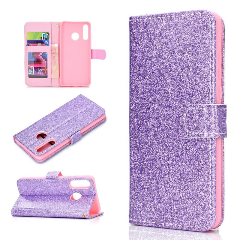 Folio Deksel Huawei P Smart Plus 2019 Magenta Glitter