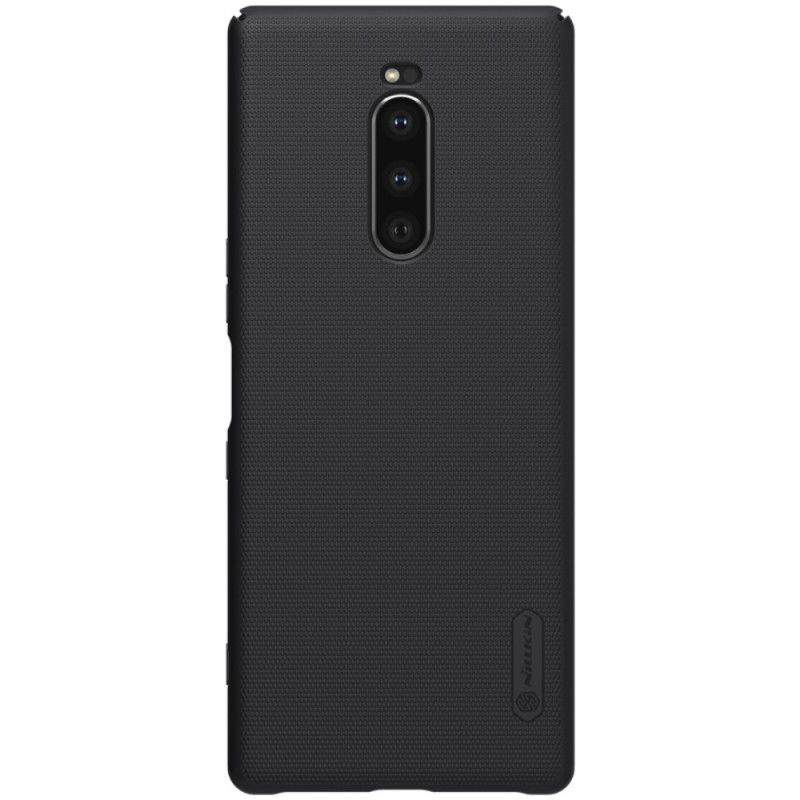 Deksel Sony Xperia 1 Rød Stiv Frostet Nillkin