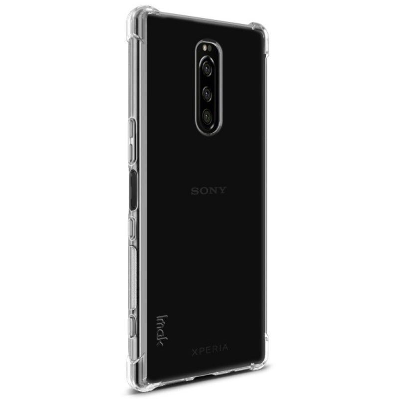 Deksel Sony Xperia 1 Svart Imak Hudfølelse Anti-fall