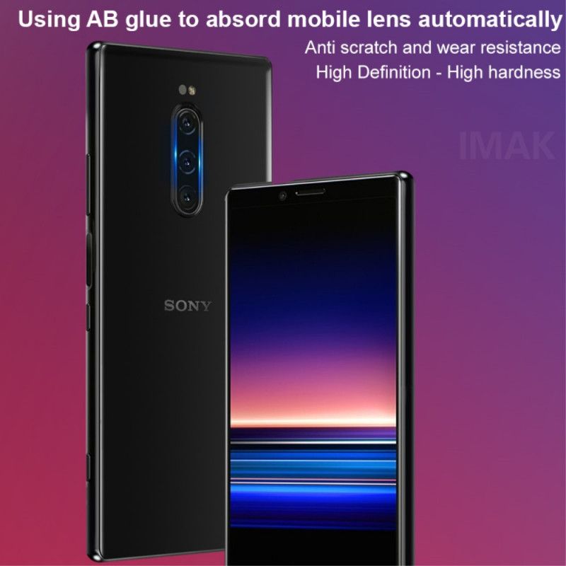 Herdet Glassbeskyttelse For Sony Xperia 1 Imak-Linse