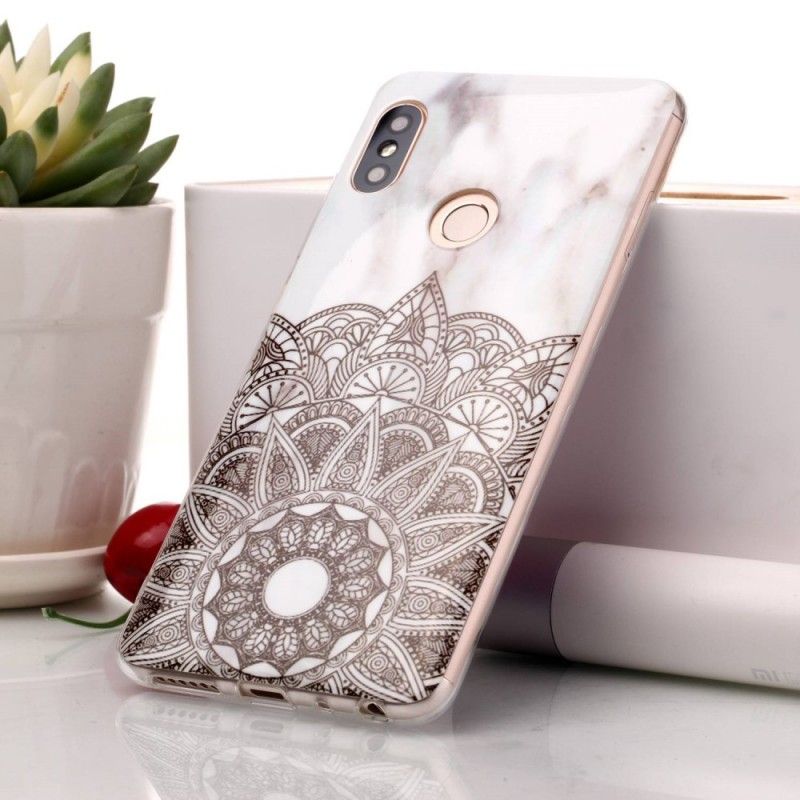 Deksel Xiaomi Redmi Note 5 Marmorert Mandala