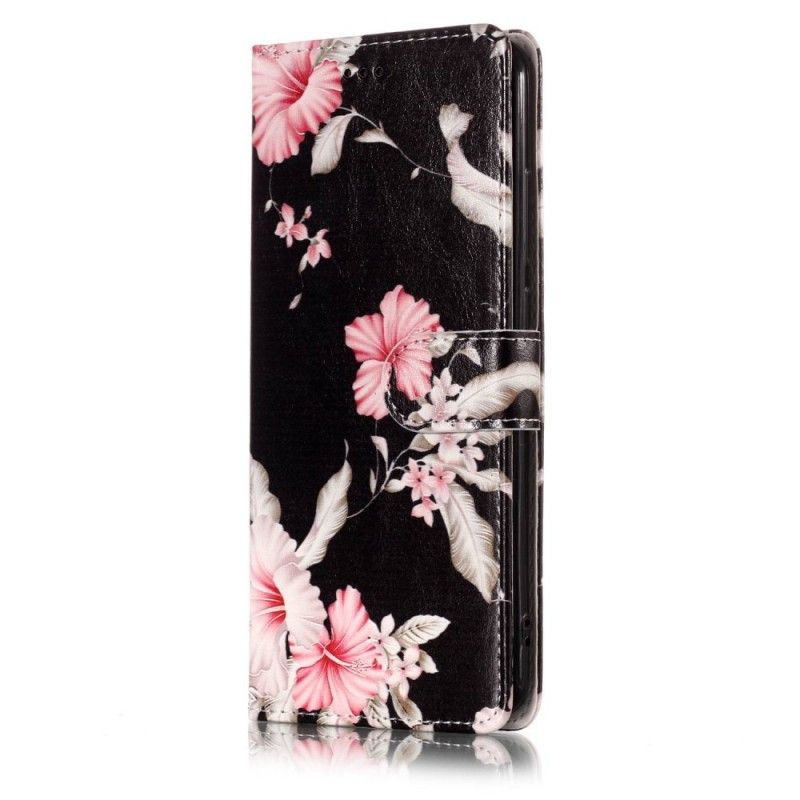 Folio Deksel Xiaomi Redmi Note 5 Rosa Blomster