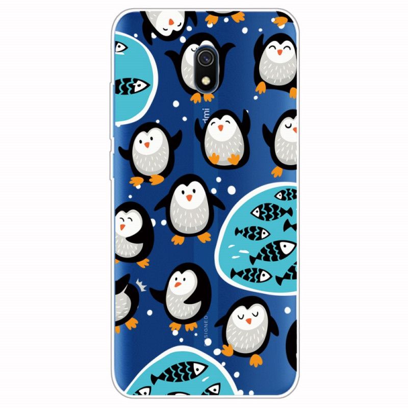 Deksel for Xiaomi Redmi 8A Pingviner Og Fisk