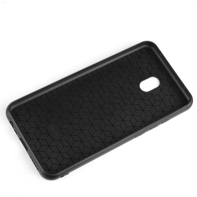 Deksel for Xiaomi Redmi 8A Svart Sydd Skinneffekt