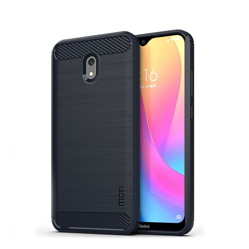 Deksel Xiaomi Redmi 8A Grå Mobildeksel Mofi Børstet Karbonfiber