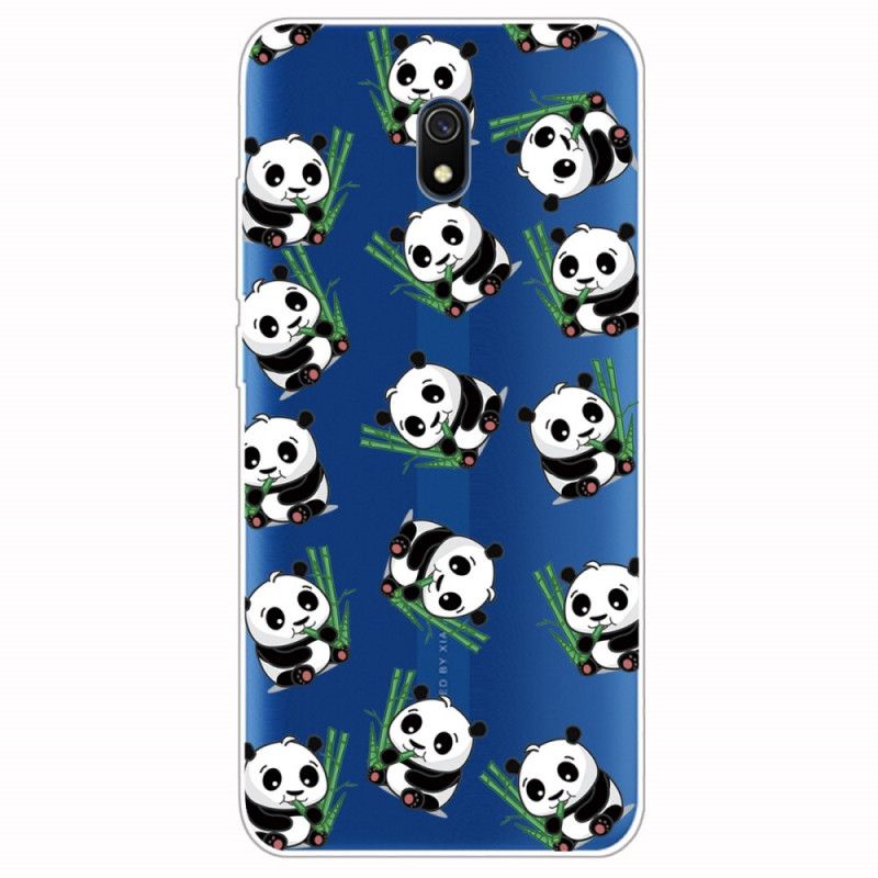Deksel Xiaomi Redmi 8A Små Pandaer Anti-fall