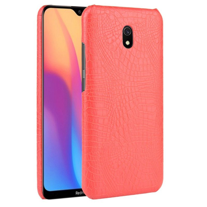 Deksel Xiaomi Redmi 8A Svart Krokodillehudstil