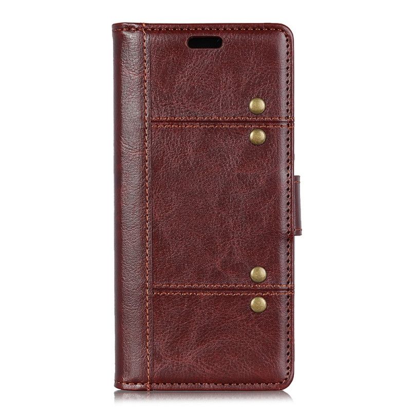 Folio Deksel for Xiaomi Redmi 8A Svart Antikk Skinneffekt