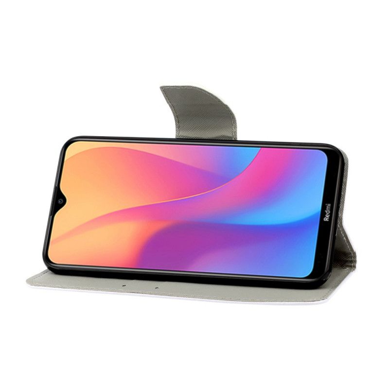 Folio Deksel Xiaomi Redmi 8A Romantisk Rose Med Tanga