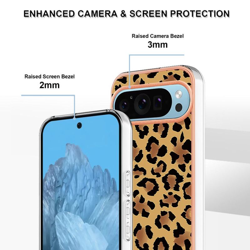 Deksel Google Pixel 9 Pro Xl Leopardtrykk Beskyttelse Deksel