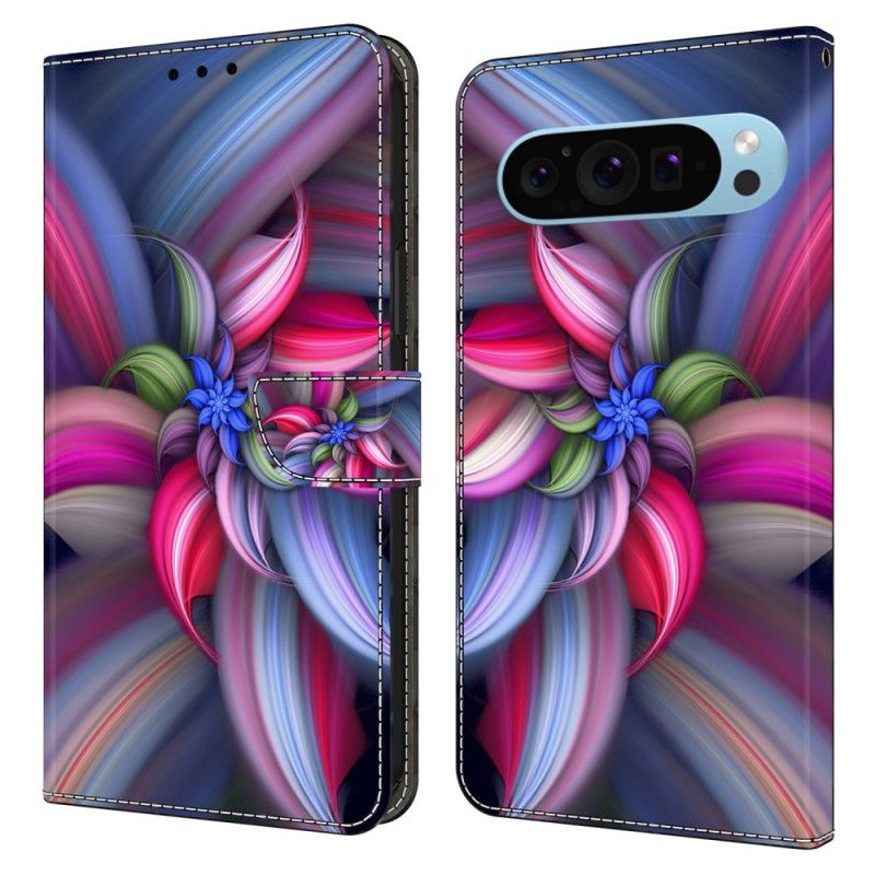 Folio Deksel Google Pixel 9 Pro Xl Fargerike Blomster