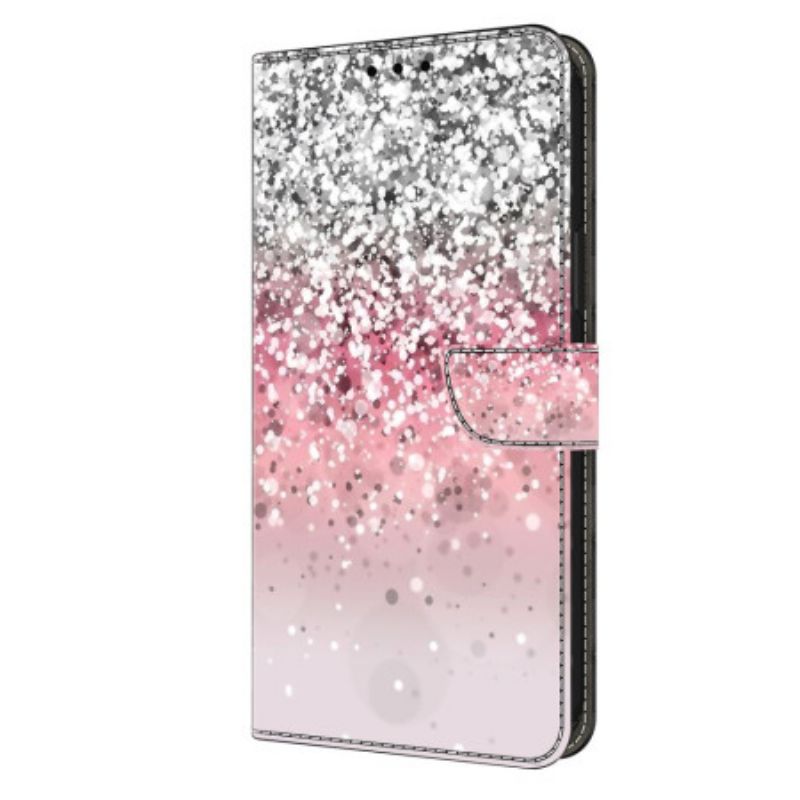 Folio Deksel Google Pixel 9 Pro Xl Gradient Glitter Beskyttelse Deksel