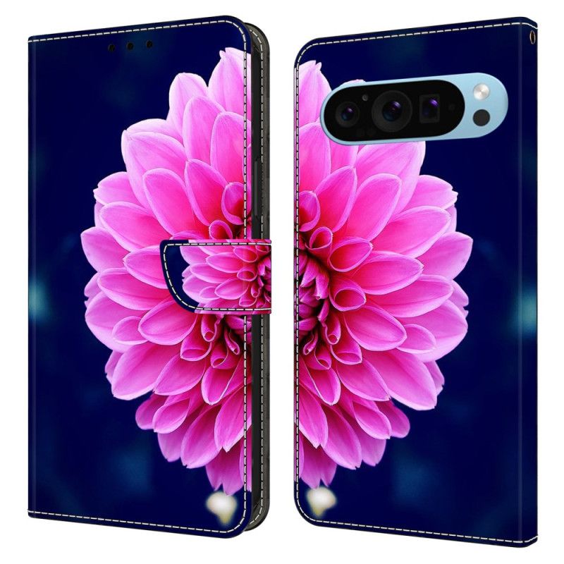 Folio Deksel Google Pixel 9 Pro Xl Rosa Blomst