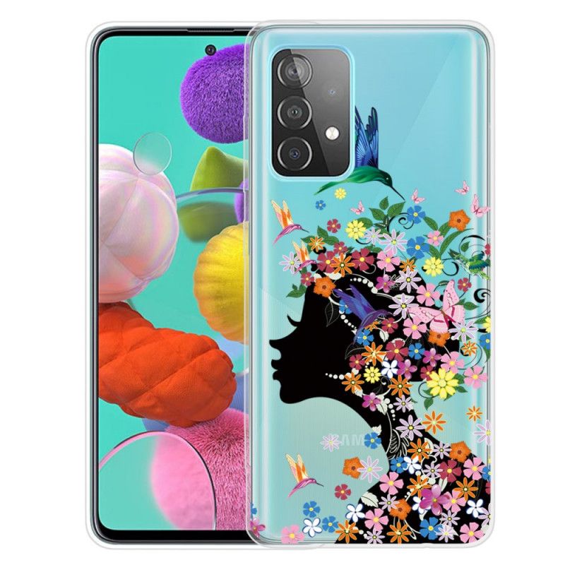 Deksel for Samsung Galaxy A72 4G / A72 5G Pent Blomsterhode