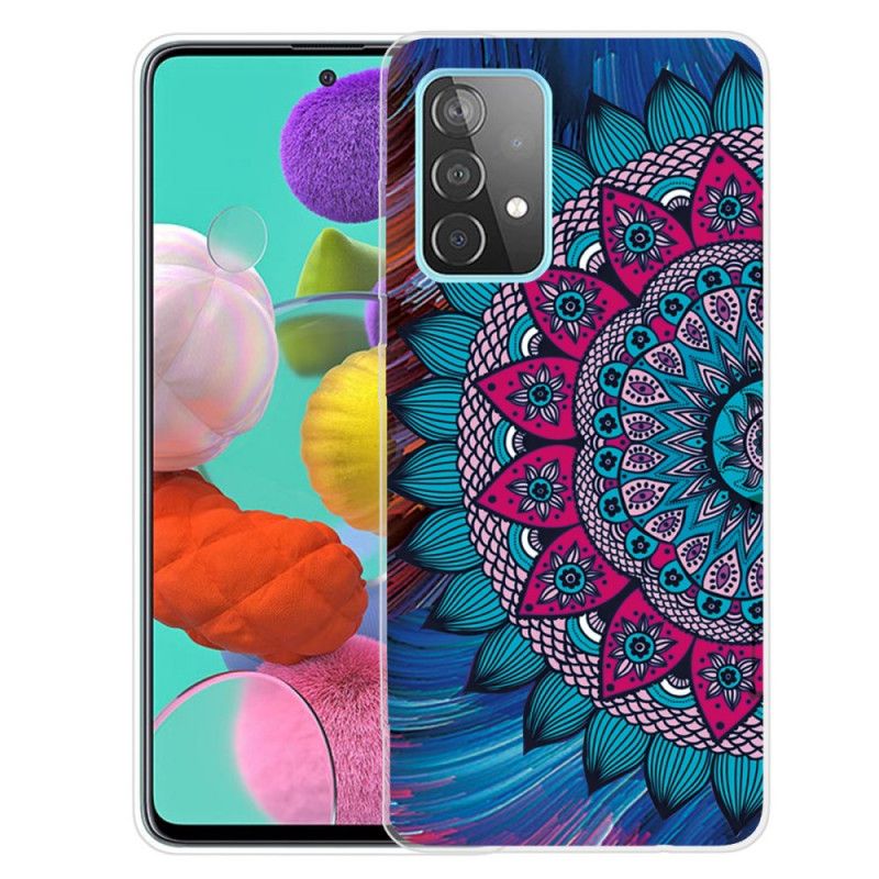 Deksel Samsung Galaxy A72 4G / A72 5G Mobildeksel Fargerik Mandala