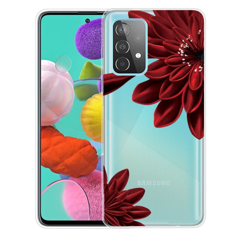 Deksel Samsung Galaxy A72 4G / A72 5G Ville Blomster Anti-fall