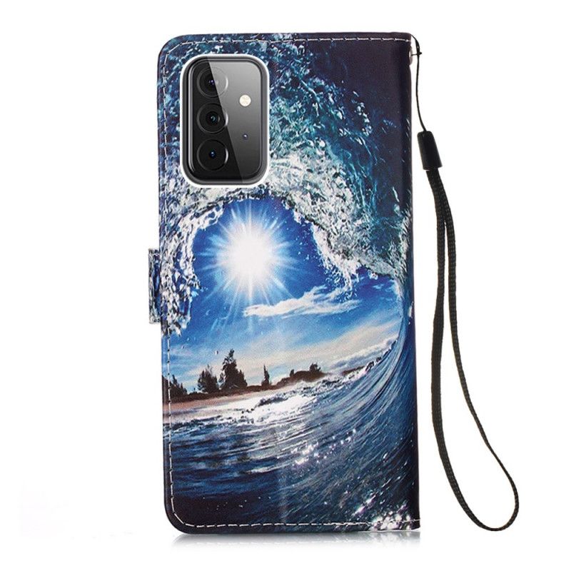 Folio Deksel for Samsung Galaxy A72 4G / A72 5G Elsker Bølgen