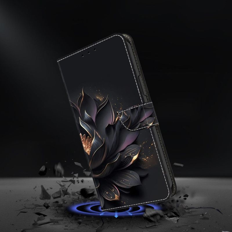 Lærdeksel Folio Deksel Xiaomi 14 Pro Lilla Lotus