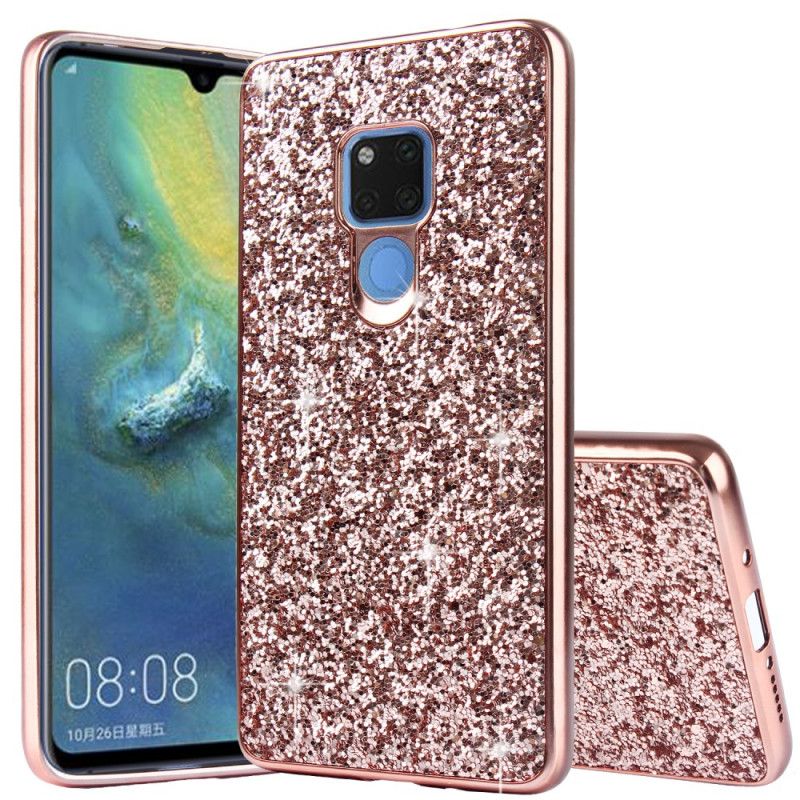 Deksel Huawei Mate 20 Svart Jeg Er Glitter