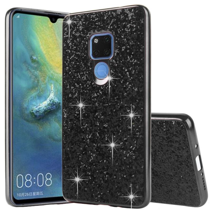 Deksel Huawei Mate 20 Svart Jeg Er Glitter