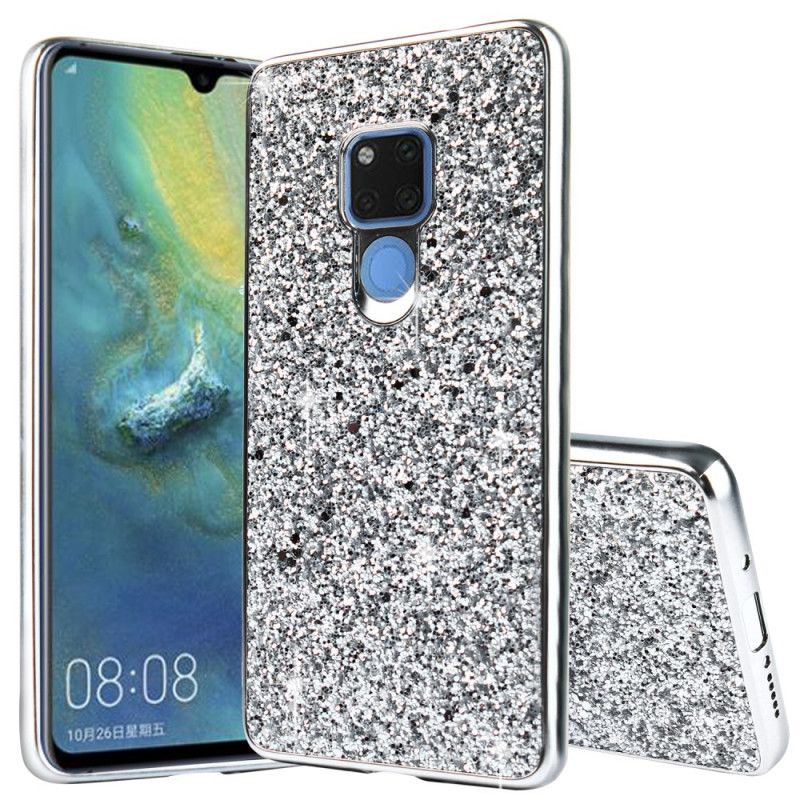 Deksel Huawei Mate 20 Svart Jeg Er Glitter