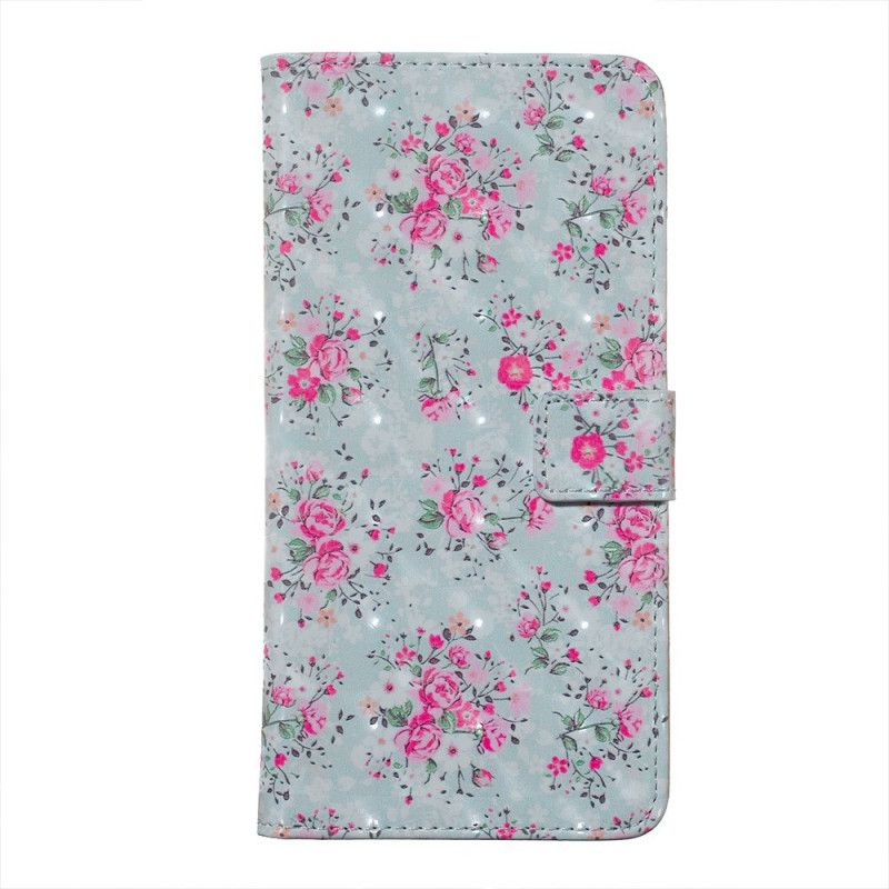 Folio Deksel for Huawei Mate 20 Blomster For Frihetsdesign