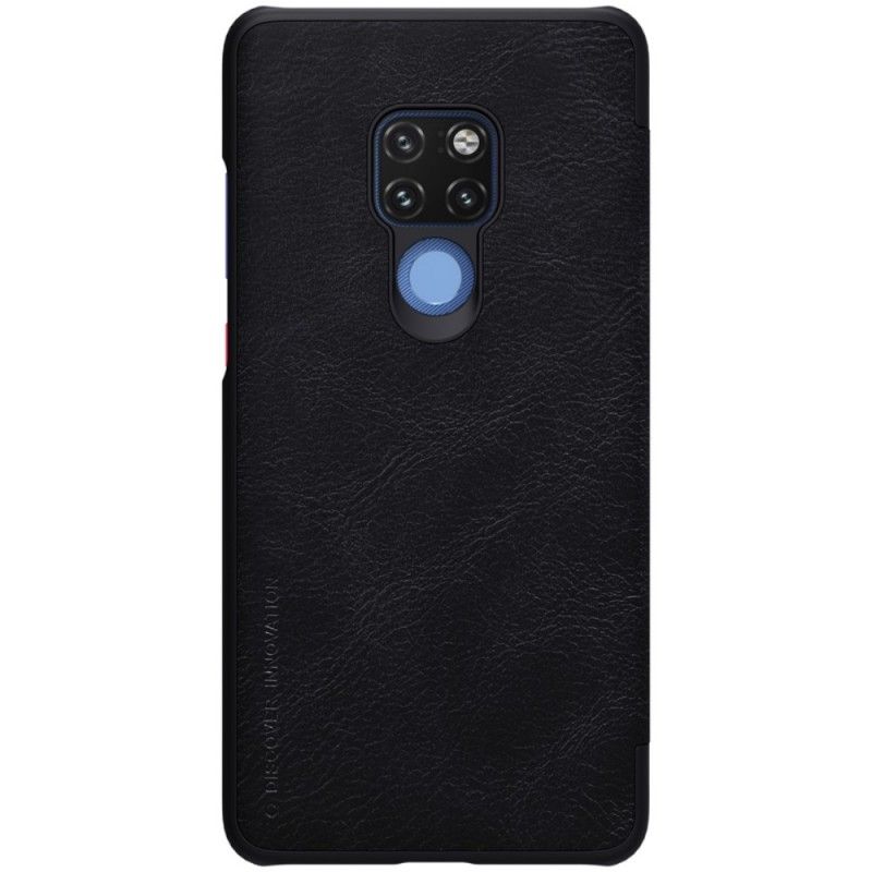 Folio Deksel Huawei Mate 20 Brun Nillkin Qin Serie Anti-fall