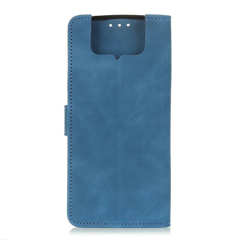 Lærdeksel Folio Deksel Asus Zenfone 8 Flip Vintage Khazneh Skinneffekt