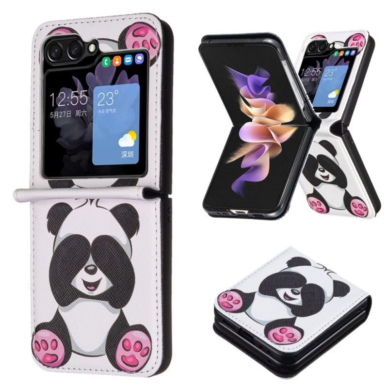 Deksel Samsung Galaxy Z Flip 6 Panda Beskyttelse Deksel