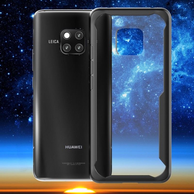 Deksel for Huawei Mate 20 Pro Svart Skråkant