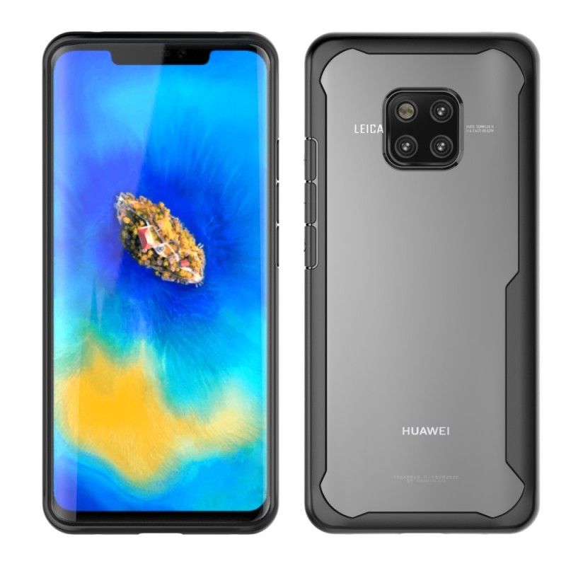 Deksel for Huawei Mate 20 Pro Svart Skråkant