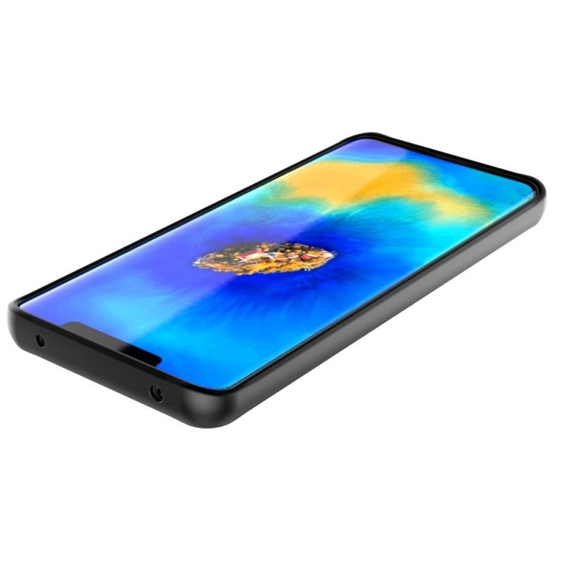 Deksel for Huawei Mate 20 Pro Svart Skråkant