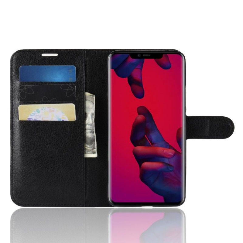 Folio Deksel for Huawei Mate 20 Pro Svart Klassisk