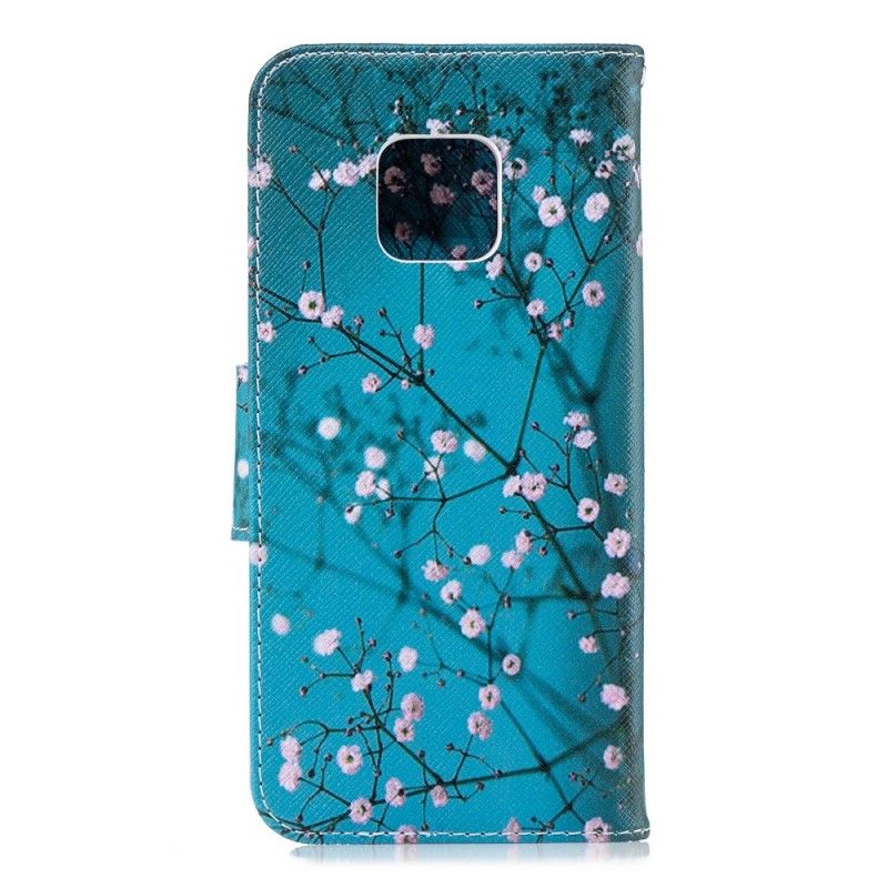 Folio Deksel Huawei Mate 20 Pro Blomstrende Tre