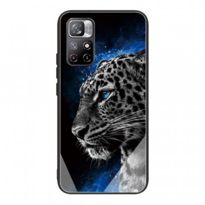 Deksel Til Xiaomi Redmi Note 11 Pro Plus 5G Feline Face Herdet Glass