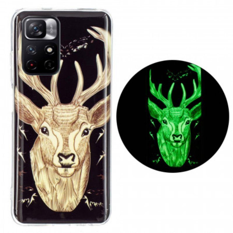 Deksel Til Xiaomi Redmi Note 11 Pro Plus 5G Fluorescerende Majestic Deer