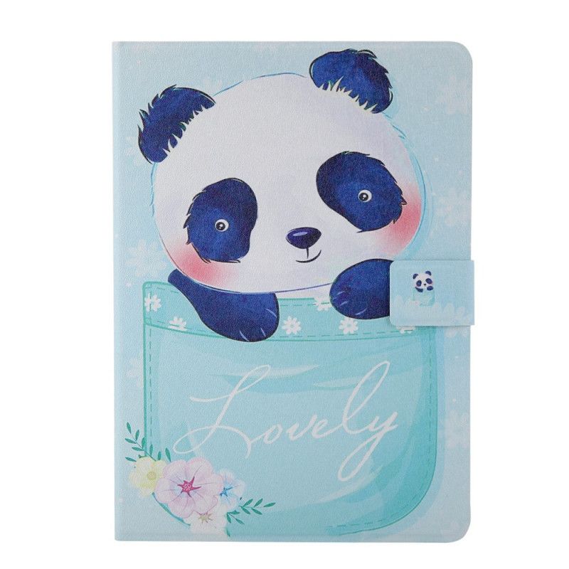 Folio Deksel iPad Pro 10.5" Grønn Panda Anti-fall