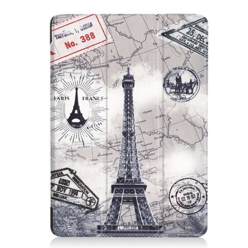 Smart Veske iPad Pro 10.5" Forsterket Retro Eiffeltårn