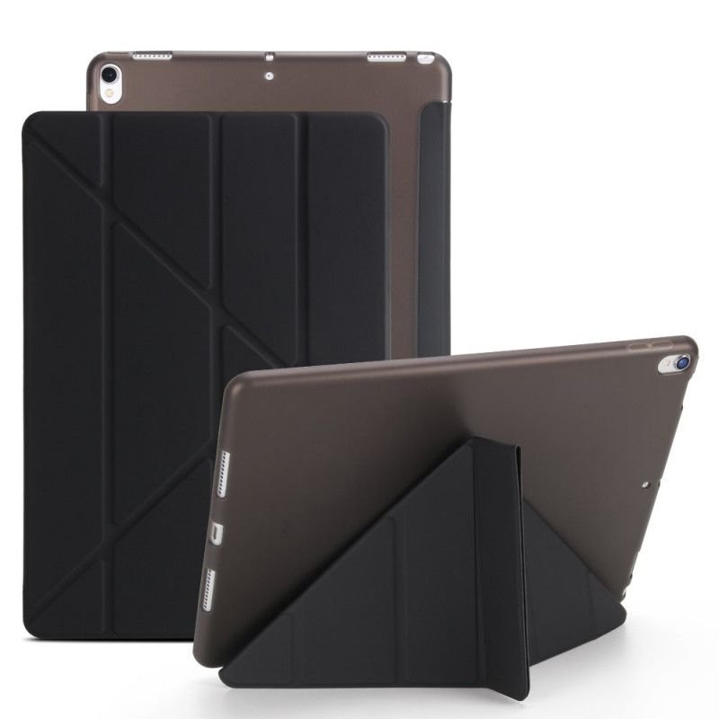Smart Veske iPad Pro 10.5" Svart Kunstlær Origami