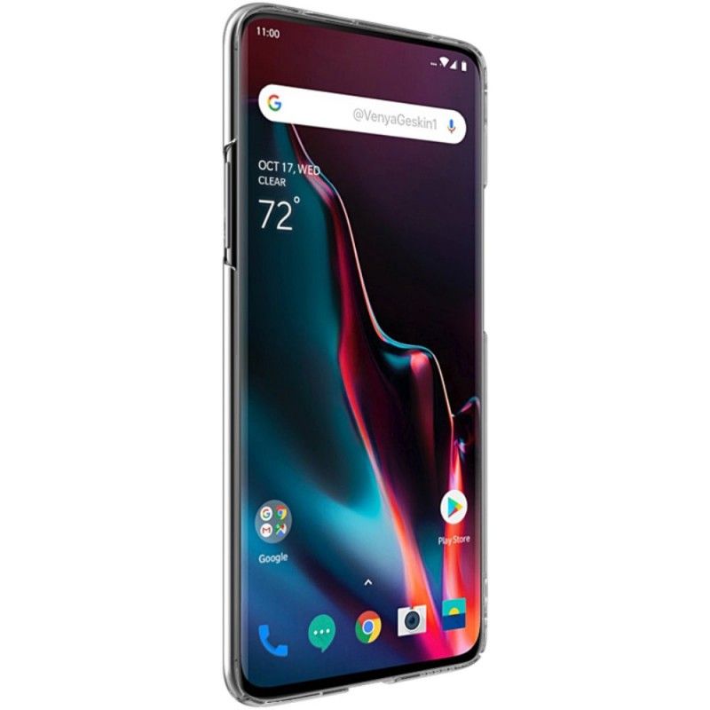 Deksel OnePlus 7 Pro Gjennomsiktig Imak Beskyttelse