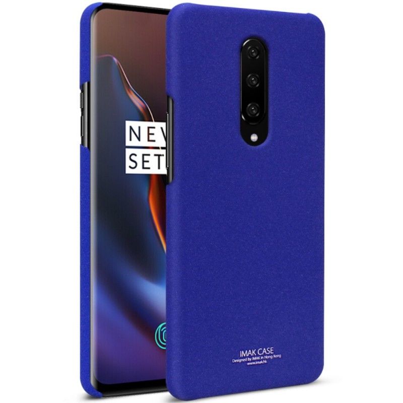 Deksel OnePlus 7 Pro Mørkeblå Mobildeksel Stiv Matte