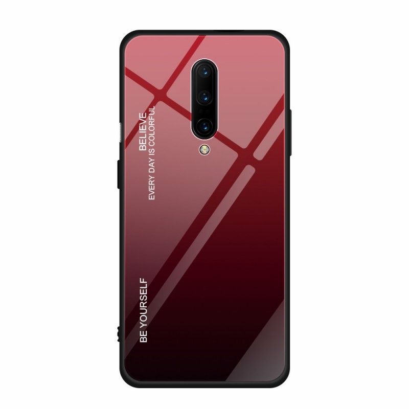 Deksel OnePlus 7 Pro Rød Galvanisert Farge Anti-fall